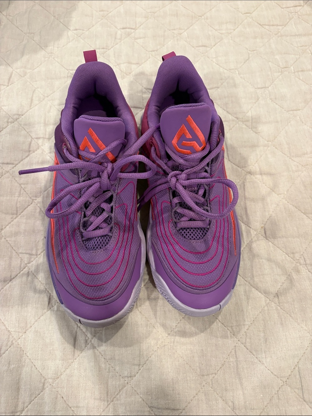 Kids Purple Athletic Sneakers - Youth Performance Shoes